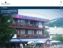 Tablet Screenshot of hotel-aiguille-noire.com